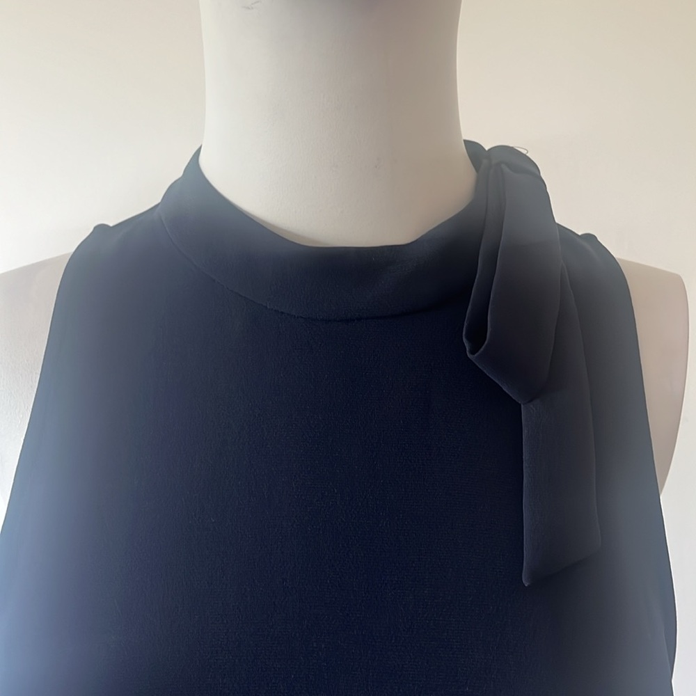 Likely Navy Ruffle Cocktail Dress - Picture 3 of 10